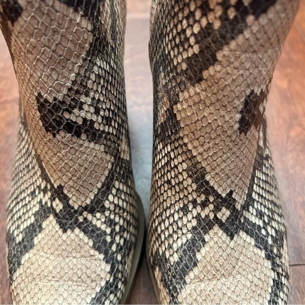 Vince Camuto Gigietta Leather “Python Snakeskin” … - image 7